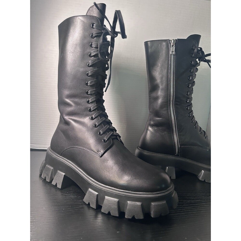 Tony Bianco Lace Up Tall Combat Boots Women’s Size 9